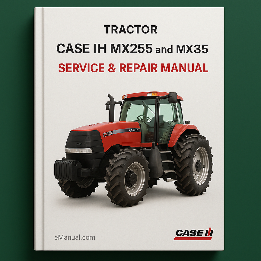 Case IH MX255 and MX285 Magnum Tractor Service Repair Manual-Improved-PDF