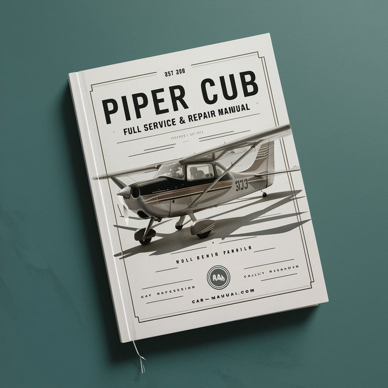 Piper J3 Cub Aircraft Full Service & Repair Manual