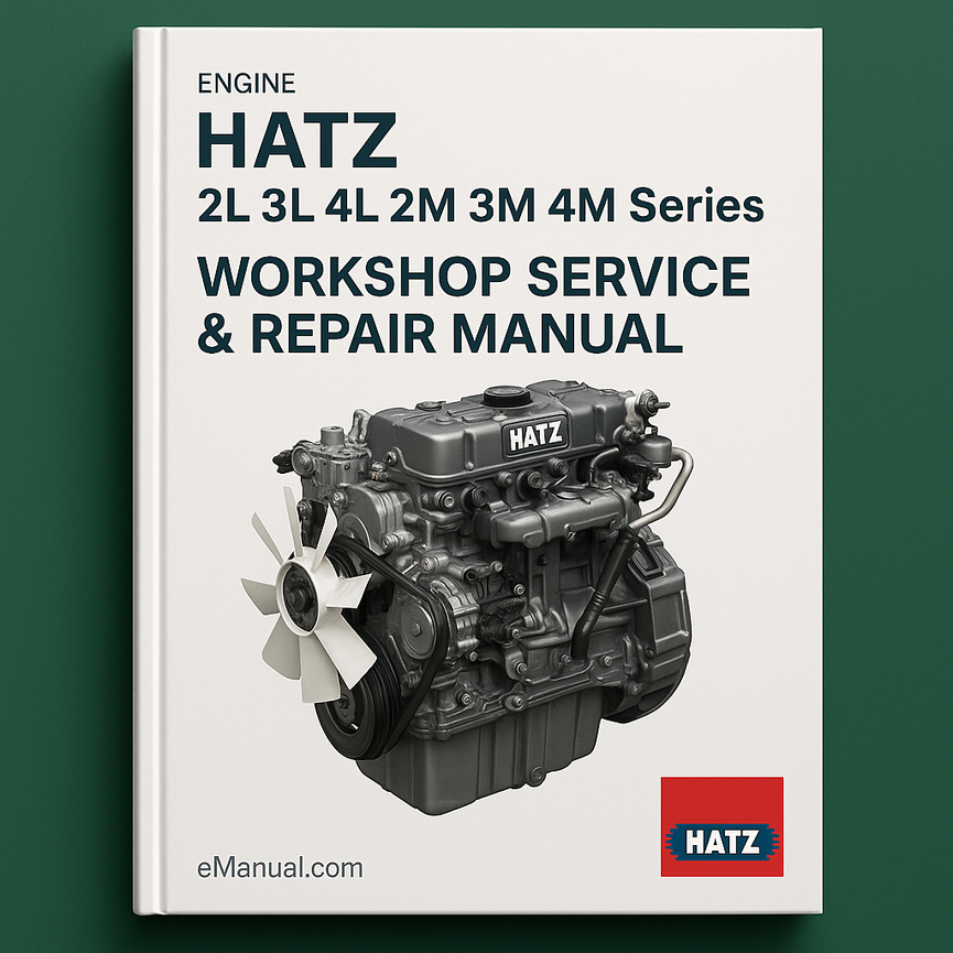 HATZ 2L 3L 4L 2M 3M 4M Series Engine Workshop Service Repair Manual