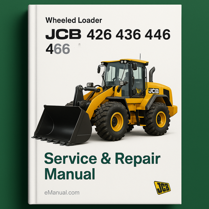 JCB 426 436 446 Wheeled Loader Service Repair Manual