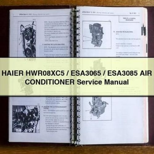 HAIER HWR08XC5 / ESA3065 / ESA3085 AIR CONDITIONER Service Manual PDF Download