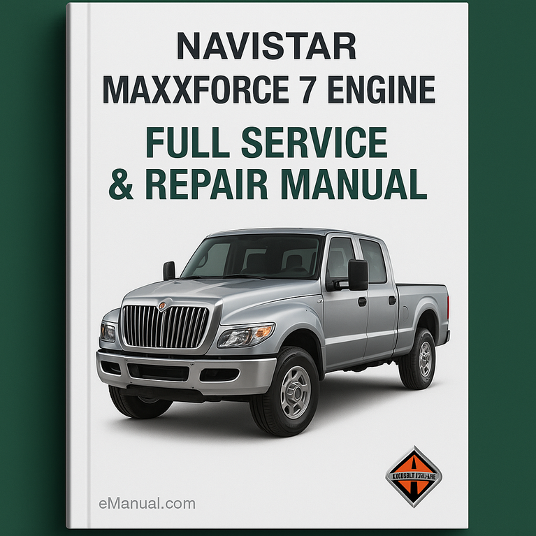Navistar Maxxforce 7 Engine Full Service & Repair Manual