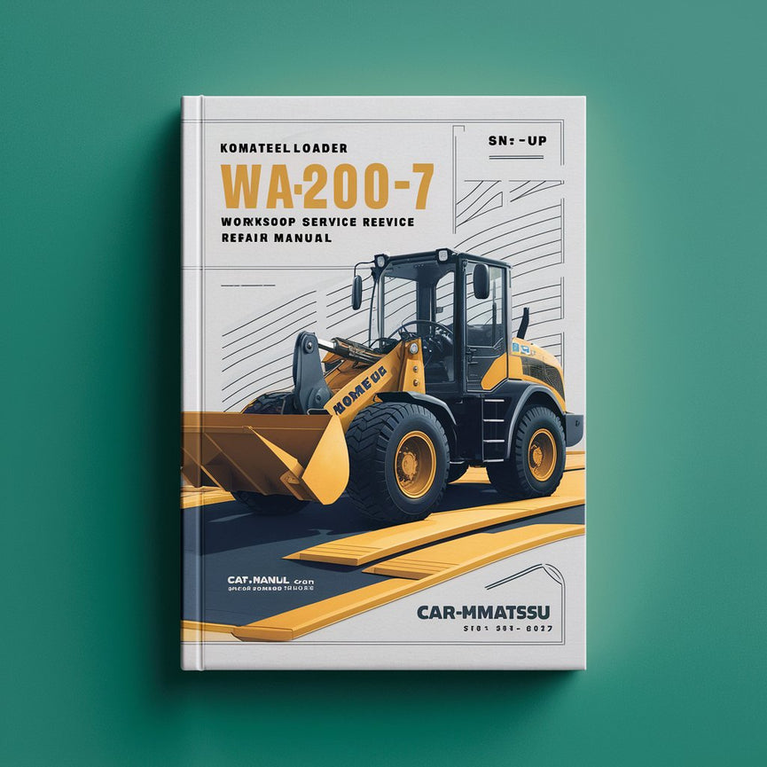 Komatsu Wheel Loader WA200-7 sn:80001 and up Workshop Service Repair Manual