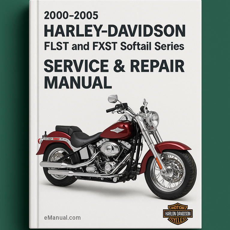 2000-2005 Harley Davidson FLST and FXST Softail Series Service Repair Manual (PDF Preview Perfect for the DIY person)