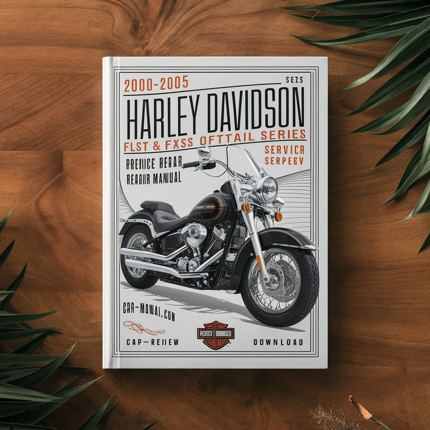 2000-2005 Harley Davidson FLST and FXST Softail Series Service Repair Manual (PDF Preview Perfect for the DIY person)