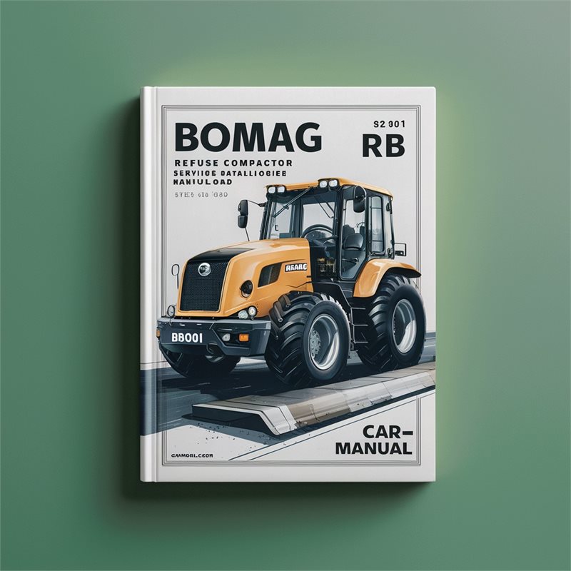 Bomag BC601 RB Refuse Compactor Sn101570100101-101570100108 Parts Catalog PDF