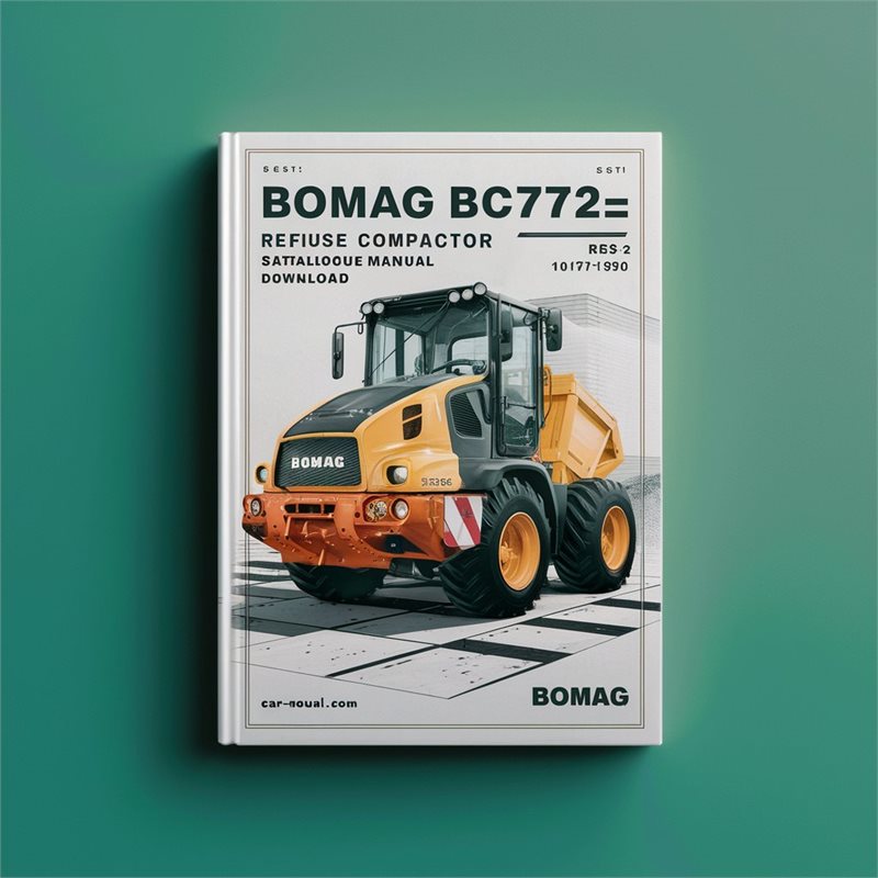 Bomag BC772 RS-2 Refuse Compactor Sn101570571001-101570579999 Parts Catalog PDF