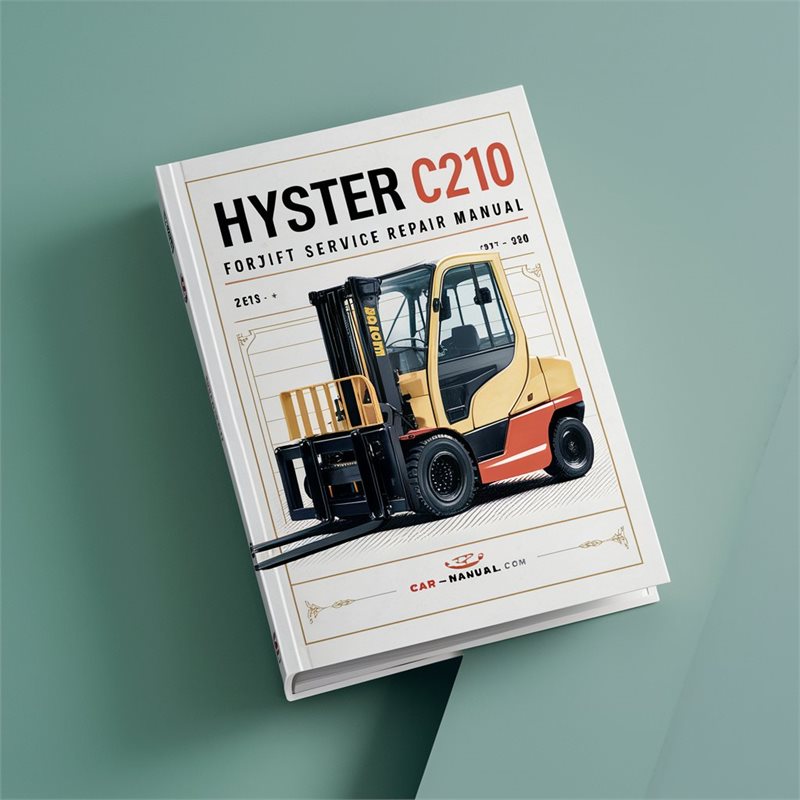 Hyster C210 (N30XMH2) Forklift Service Repair Workshop Manual PDF