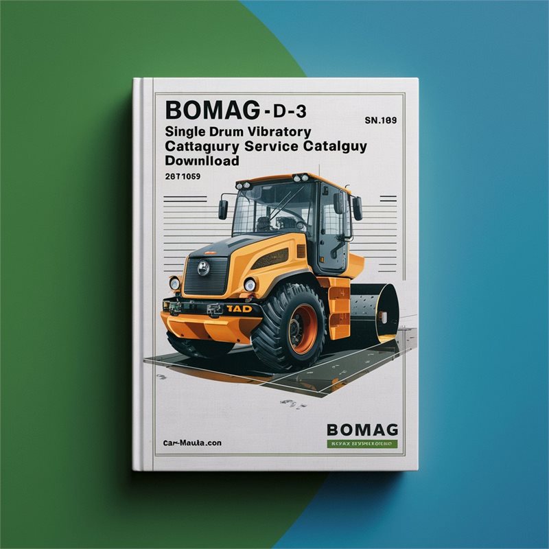 Bomag BW145 D-3 Single Drum Vibratory Rollers Sn901581471001-901581479999 Parts Catalog PDF