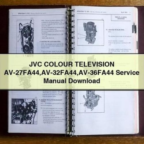 JVC COLOUR TELEVISION AV-27FA44 AV-32FA44 AV-36FA44 Service Manual Download PDF