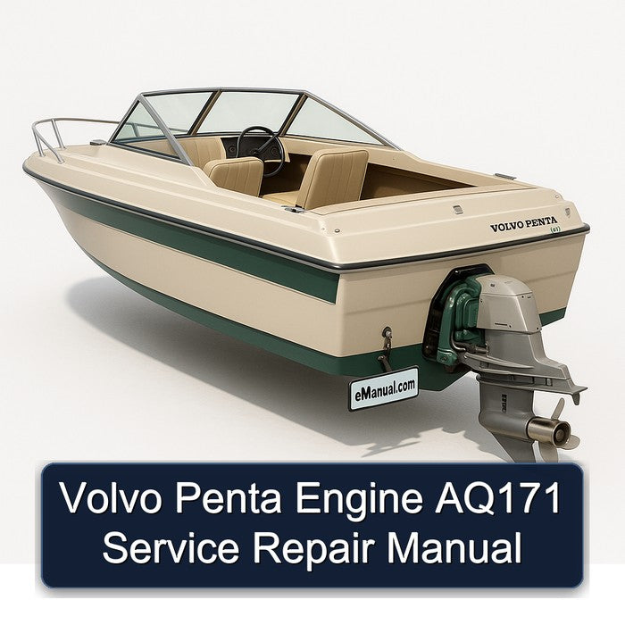Volvo Penta Engine AQ171 Service Repair Workshop Manual PDF