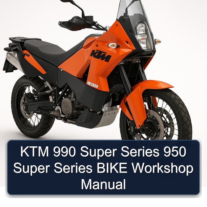 KTM 950 990 Super Series Bike Service Repair Workshop Manual PDF