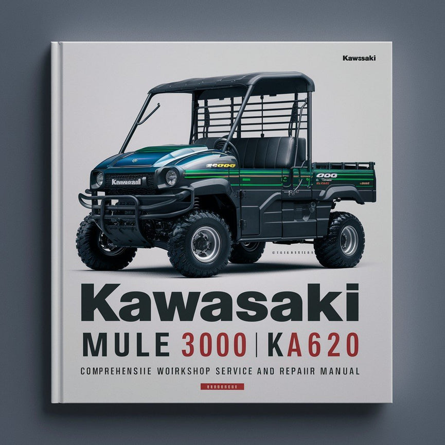 Kawasaki Mule 3000 KAF620 UTV ATV Side By Side Complete Workshop Service Repair Manual 2001 2002 2003 2004 2005 2006 2007 2008