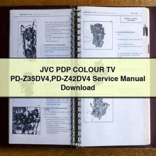 JVC PDP COLOUR TV PD-Z35DV4 PD-Z42DV4 Service Manual Download PDF