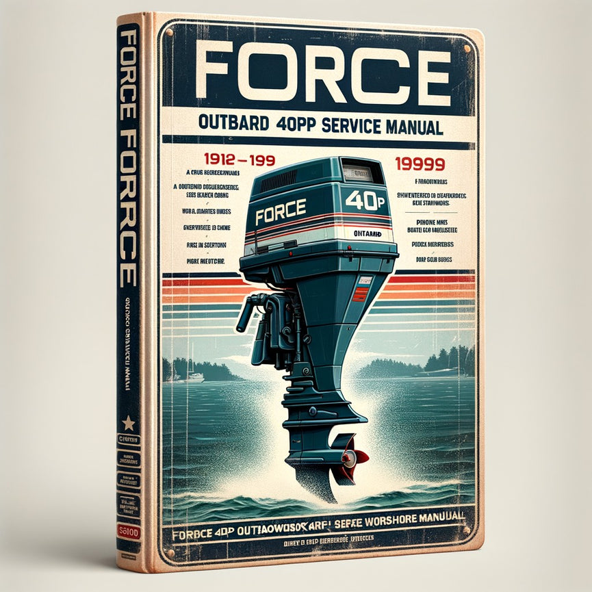 Force 40 HP Outboard 1992-1999 Workshop Service Repair Manual