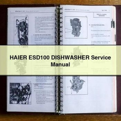 HAIER ESD100 DISHWASHER Service Manual PDF Download