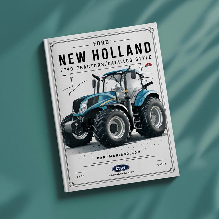 Ford New Holland 7740 Traktoren/Ersatzteilkatalog illustriert