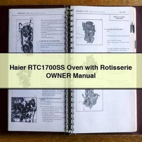 Haier RTC1700SS Oven with Rotisserie Owner Manual PDF Download