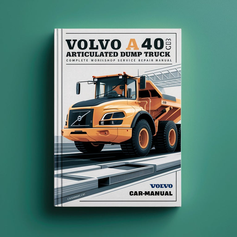 Volvo A40 Knickgelenkter Muldenkipper - Komplettes Werkstatthandbuch, Service- und Reparaturhandbuch im PDF-Format zum Herunterladen