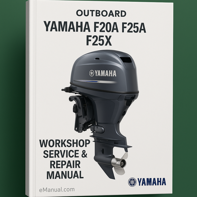 Yamaha F20A F25A F25X OUTBOARD Werkstatt-Servicehandbuch PDF-Download