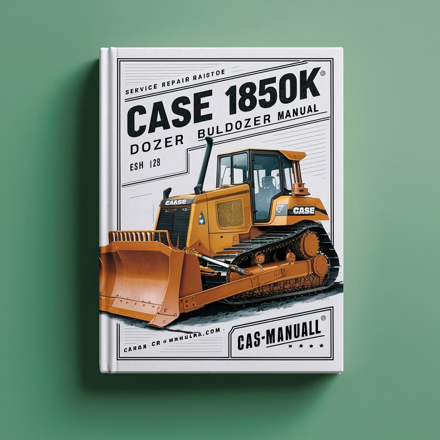 Case 1850K Crawler Dozer Bulldozer Service Repair Manual-Improved-PDF