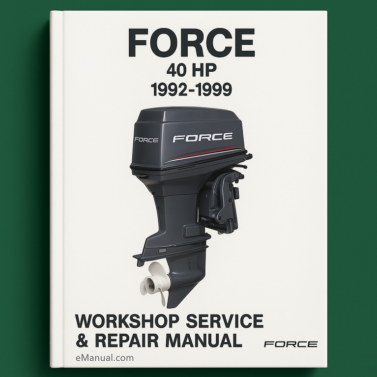 Force 40 HP 1992-1999 Workshop Service Repair Manual