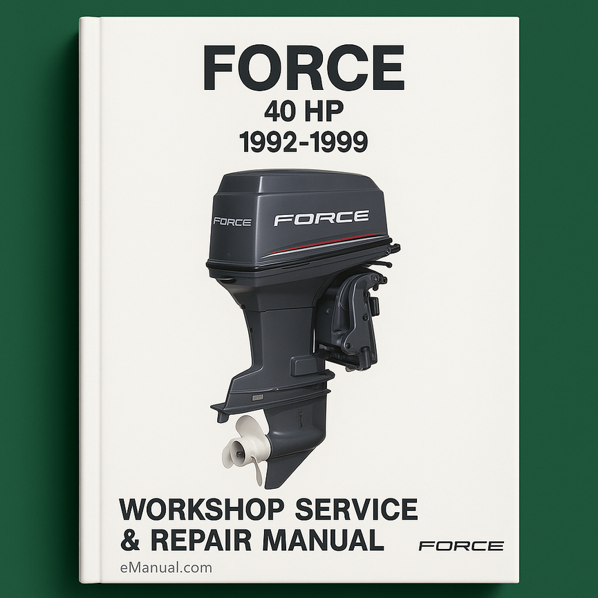 Force 40 HP 1992-1999 Workshop Service Repair Manual