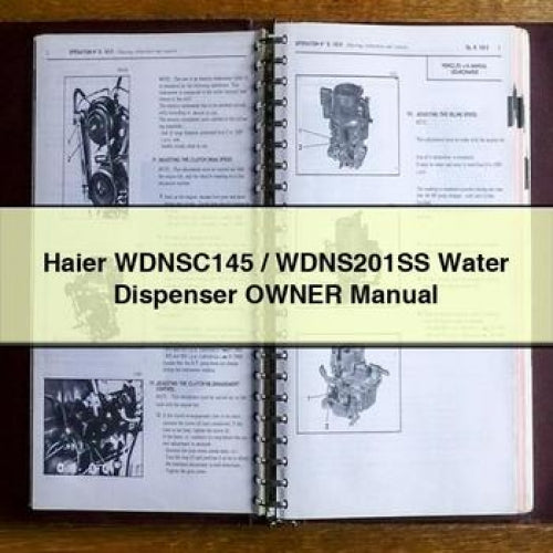 Haier WDNSC145 / WDNS201SS Water Dispenser Owner Manual PDF Download