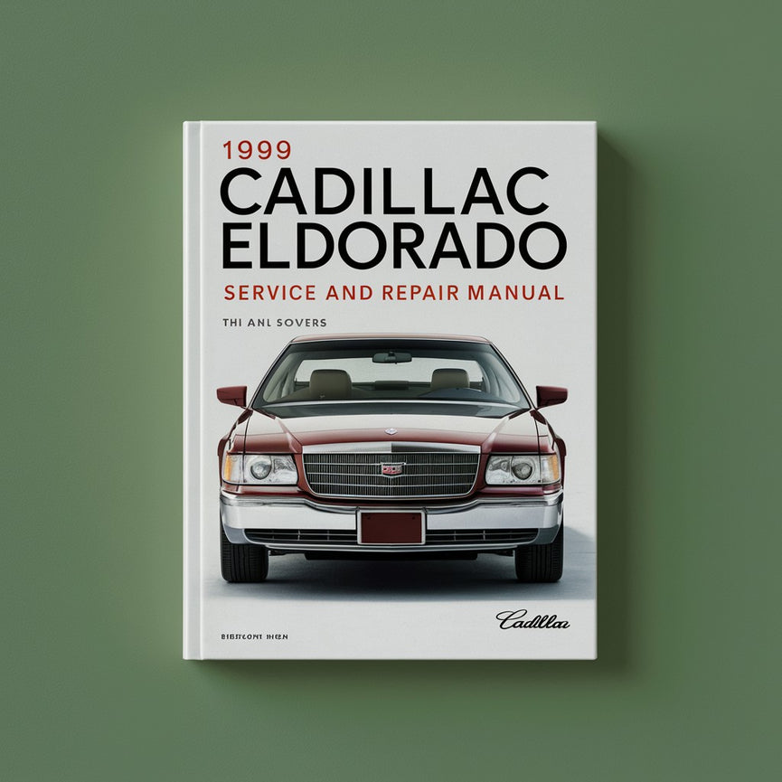 1999 Cadillac Eldorado Manual de servicio y reparación