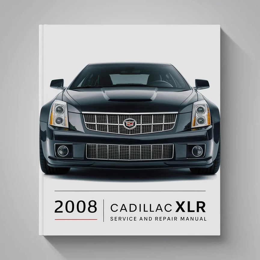 2008 Cadillac XLR Manual de servicio y reparación Descargar PDF