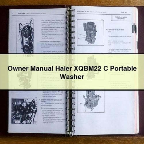 Owner Manual Haier XQBM22 C Portable Washer PDF Download