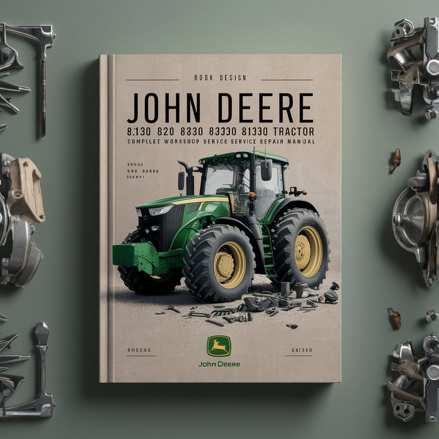 John Deere 8130 8230 8330 8430 8530 Tractor Complete Workshop Service Repair Manual