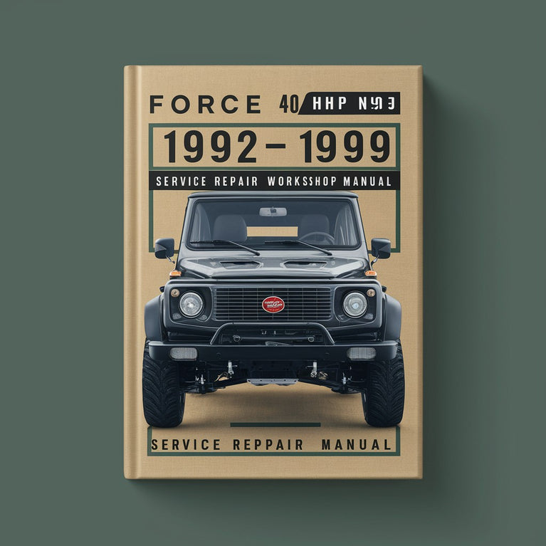 Force 40 HP 1992-1999 Service Repair Workshop Manual PDF Download