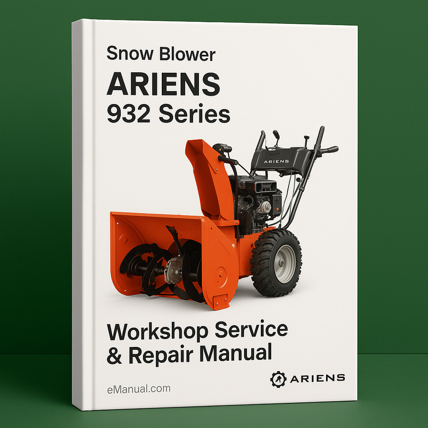 Ariens 932 Series Workshop Service Repair Manual
