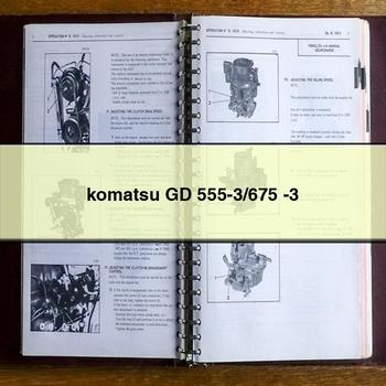 komatsu GD 555-3/675 -3