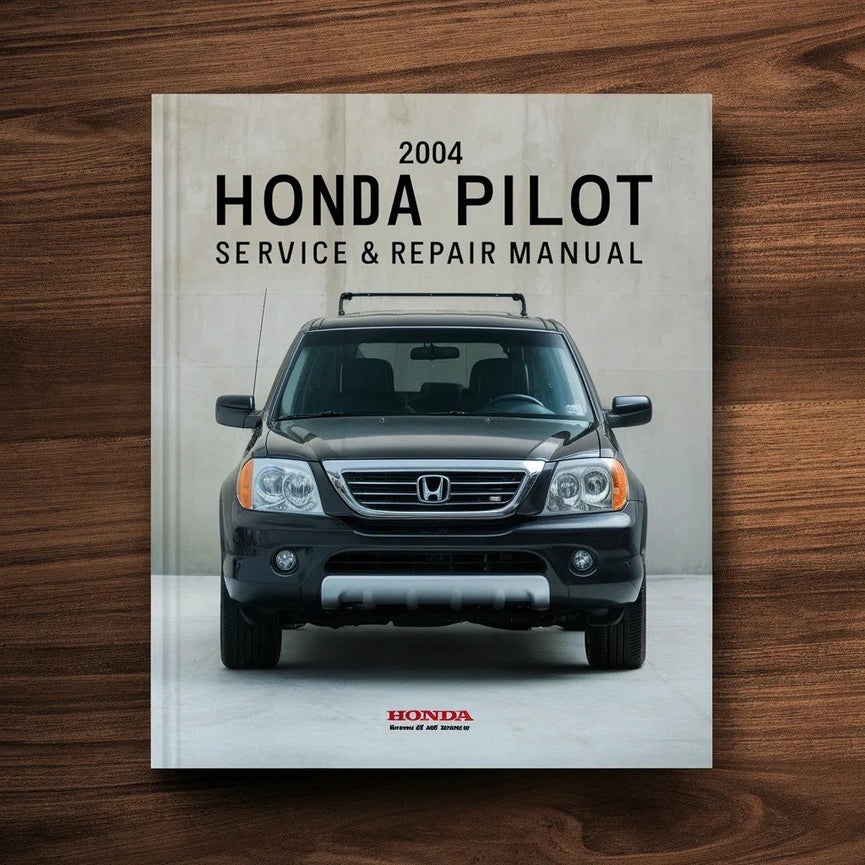 2004 Honda Pilot Service & Repair Manual PDF Download