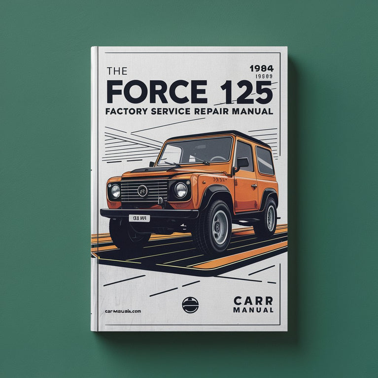 Force 125 HP 1984-1989 Factory Service Repair Manual