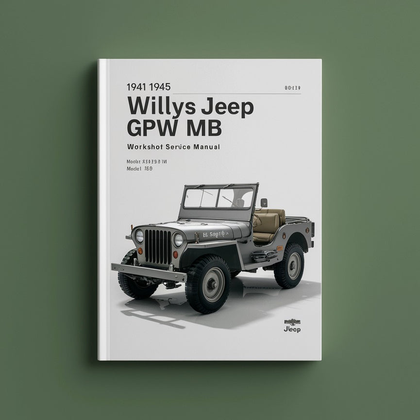 1941-1945 Willys Jeep GPW MB Workshop Service Repair Manual PDF Download