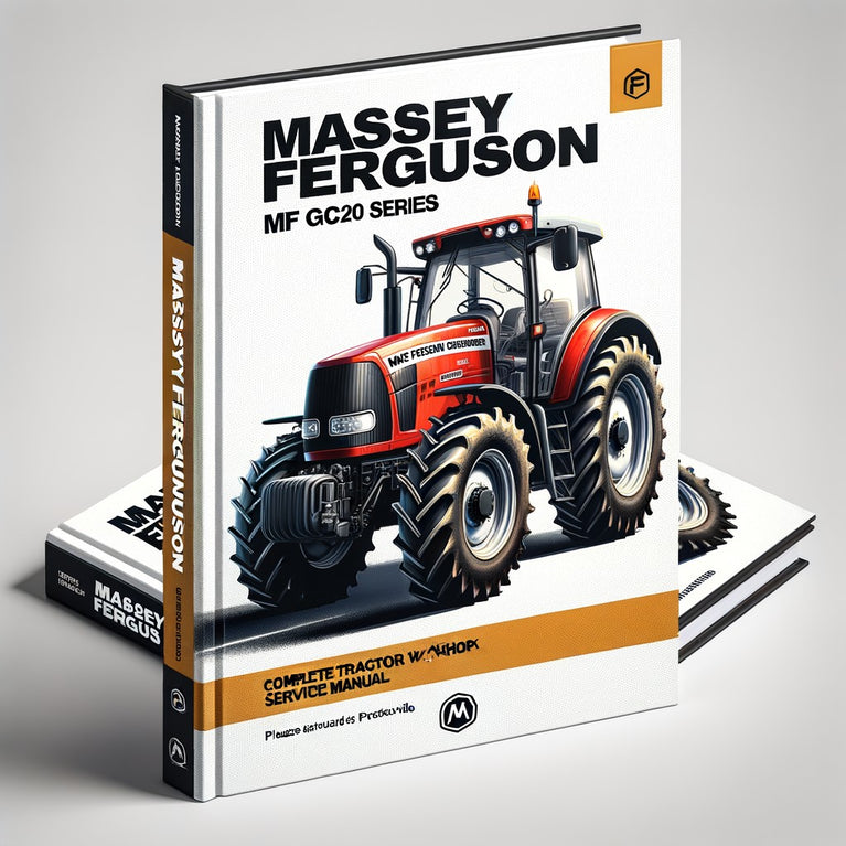 Massey Ferguson MF GC2300 Series Complete Tractor Workshop Service Repair Manual