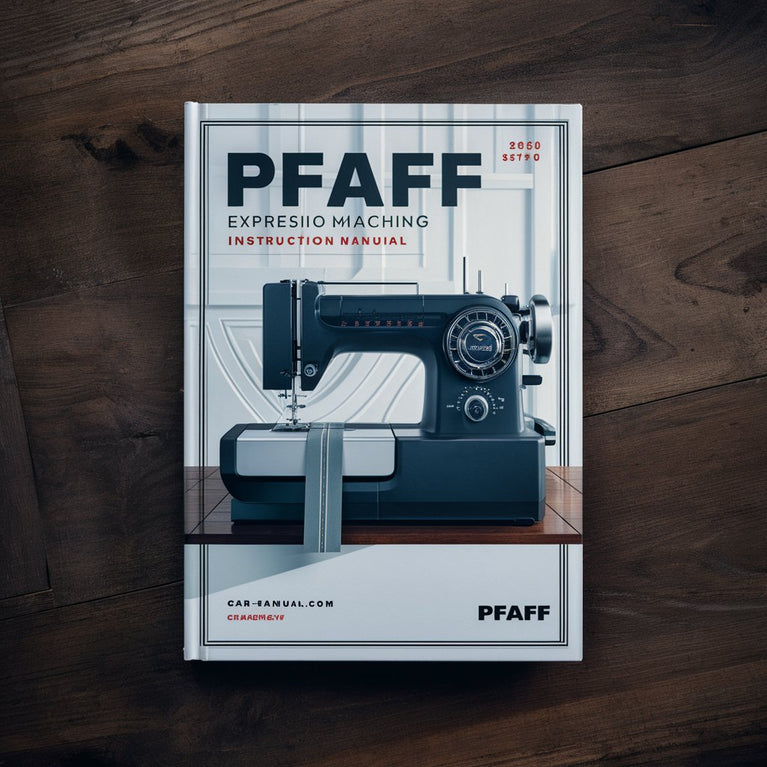 PFAFF EXPRESSION SEWING MACHING INSTRUCTION Manual