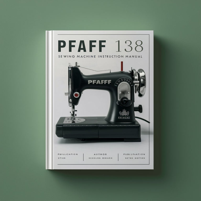 Pfaff 138 sewing machine instruction Manual