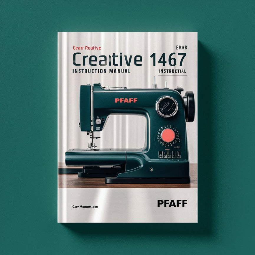 Pfaff Creative 1467 sewing machine instruction Manual PDF Download