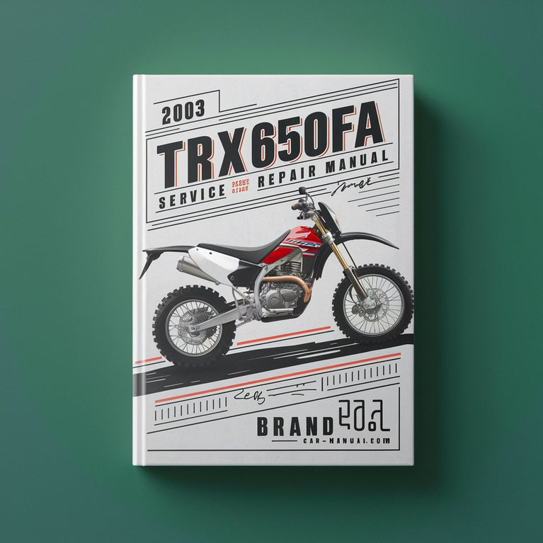 2003 TRX650FA Rincon Service Repair Manual