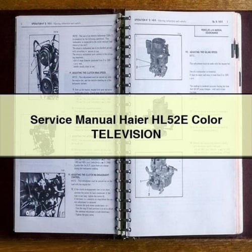 Service Manual Haier HL52E Color TELEVISION PDF Download