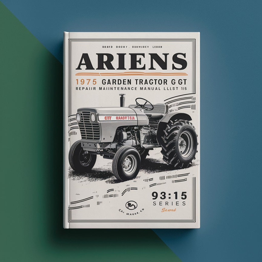 Ariens 1974 1975 Garden Tractor GT 12 14 16 Repair Maintenance Manual Illustrated component List 931 Series