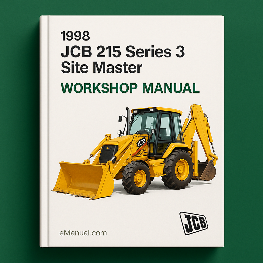1998 JCB 215 Series 3 Site Master Workshop Manual