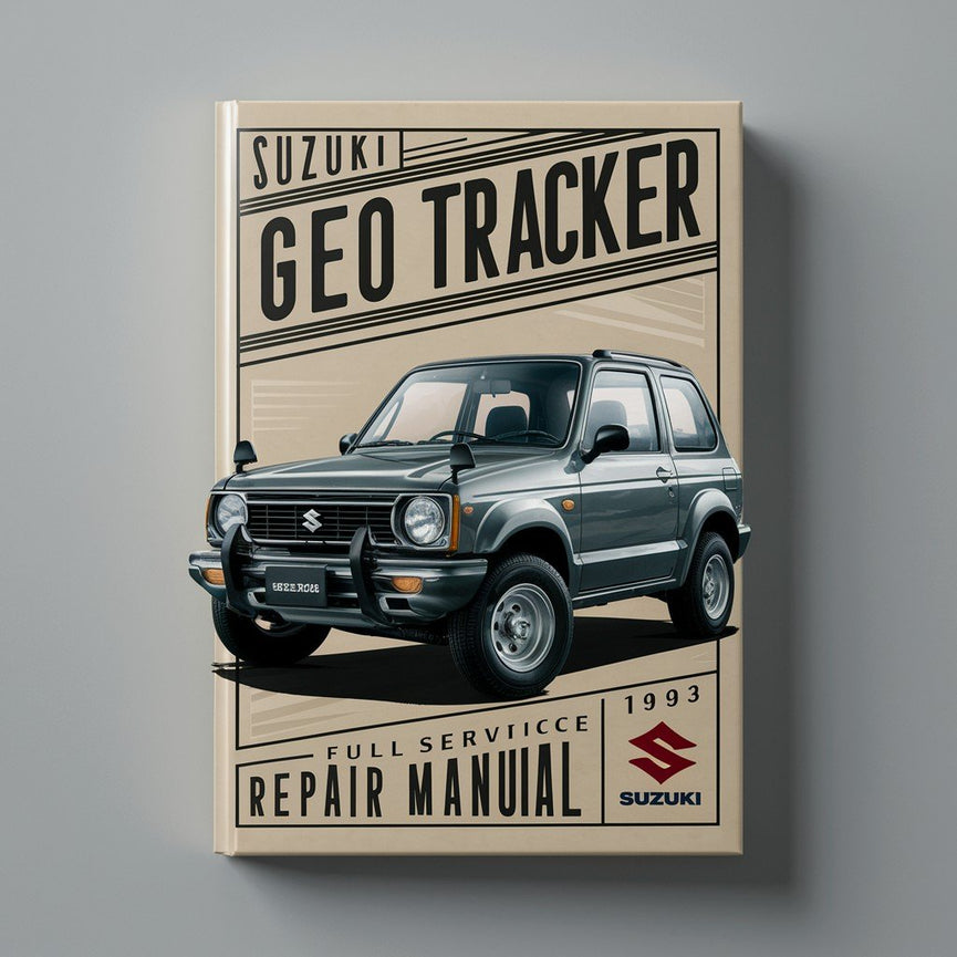 Suzuki Sidekick Geo Tracker 1993 Full Service Repair Manual PDF Download