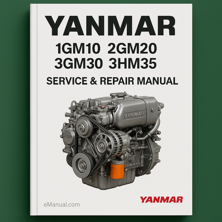Yanmar 1GM10 2GM20 3GM30 3HM35 Service Repair Manual