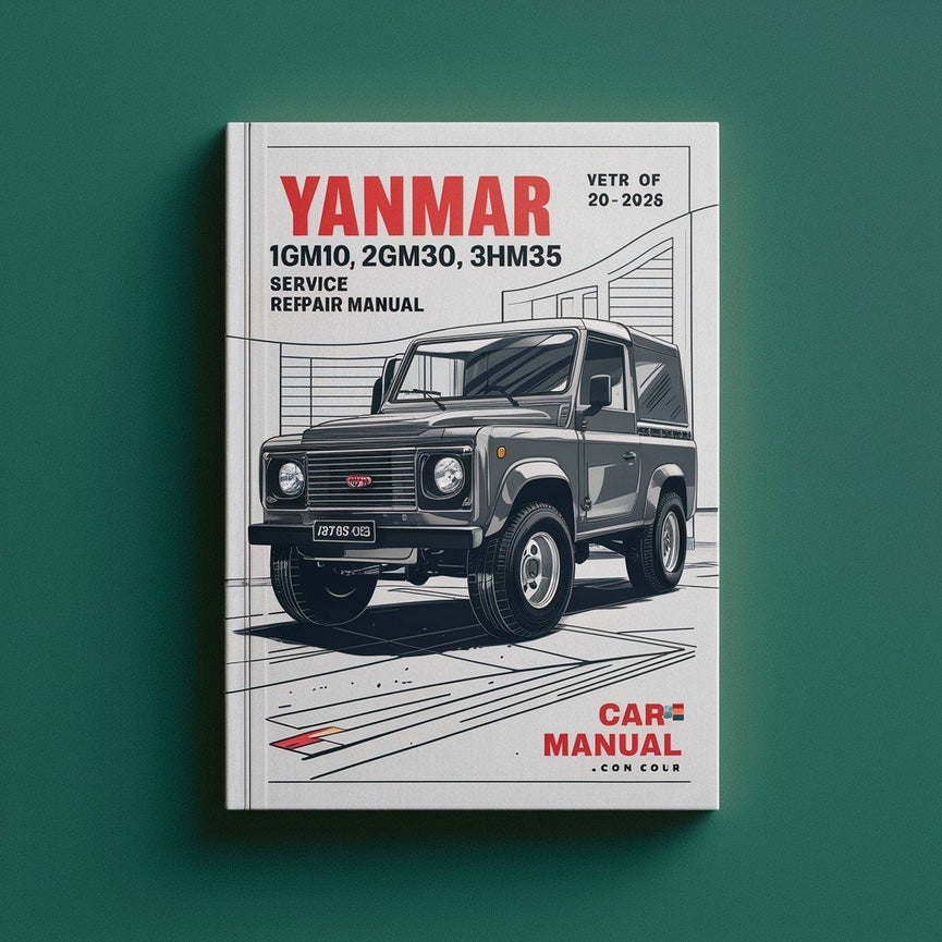 Yanmar 1GM10 2GM20 3GM30 3HM35 Service Repair Manual PDF Download