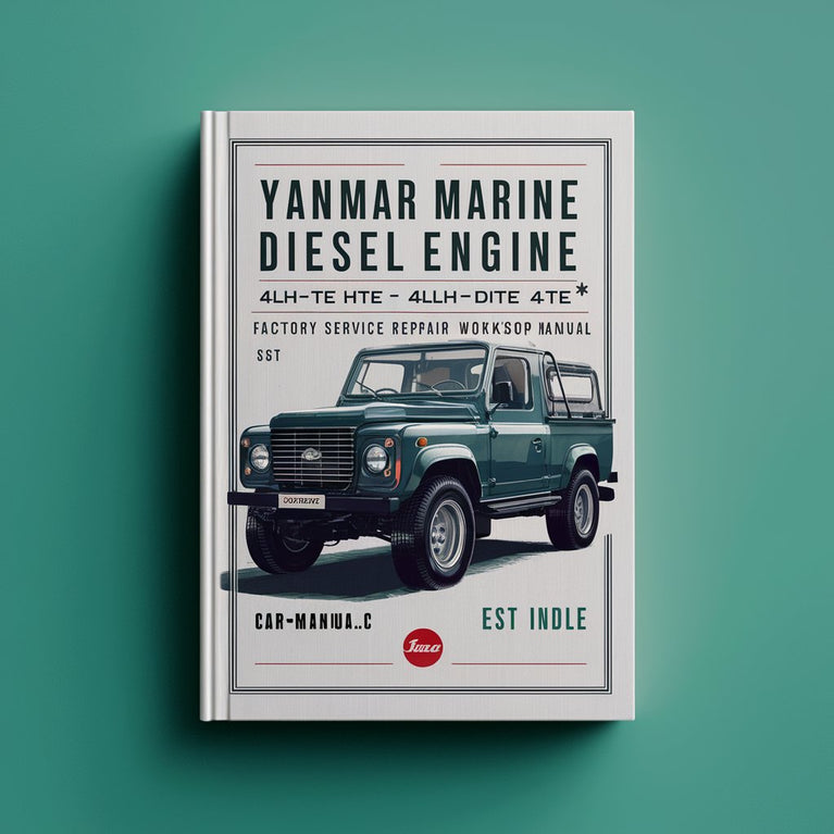 Yanmar Marine Diesel Engine 4LH-TE 4LH-HTE 4LH-DTE 4LH-STE  Factory Service Repair Workshop Manual